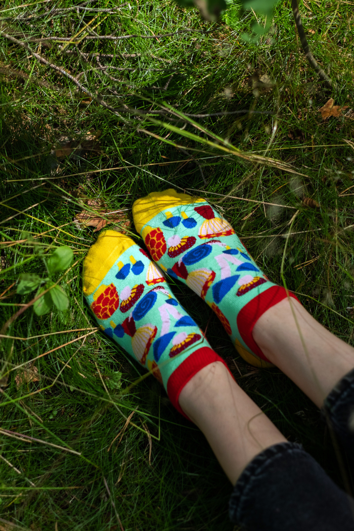 Ankle socks Mushrooms