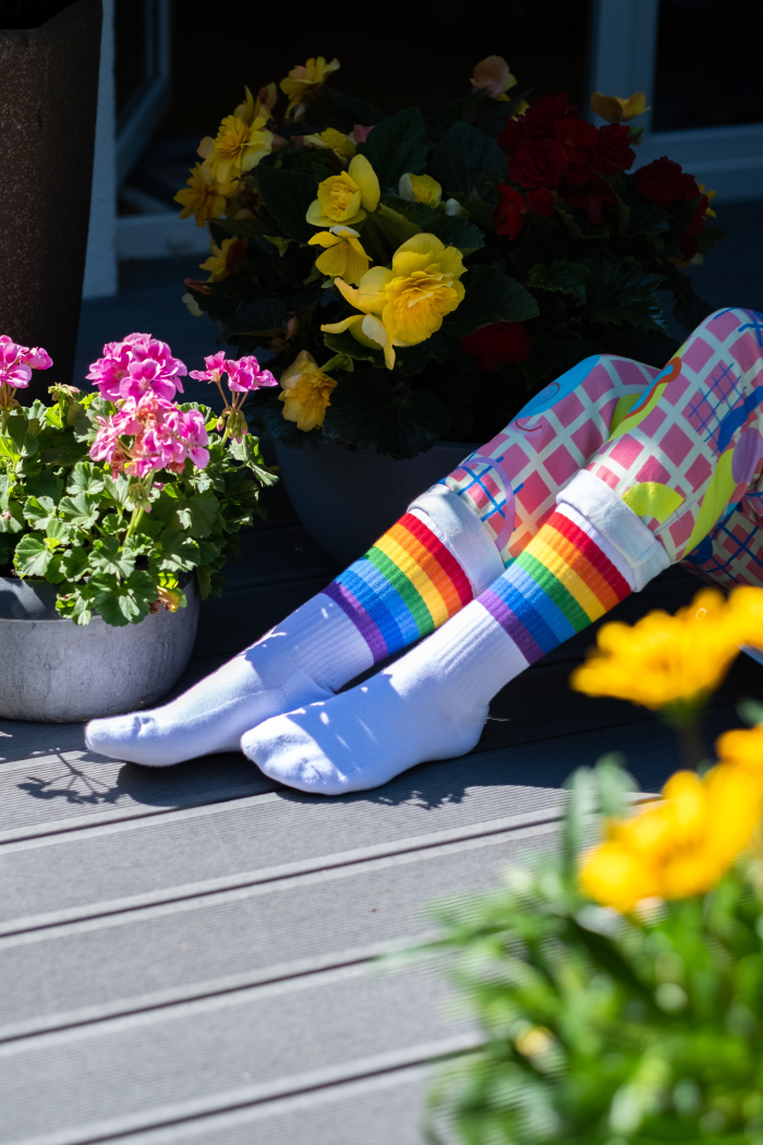 Sport socks rainbow