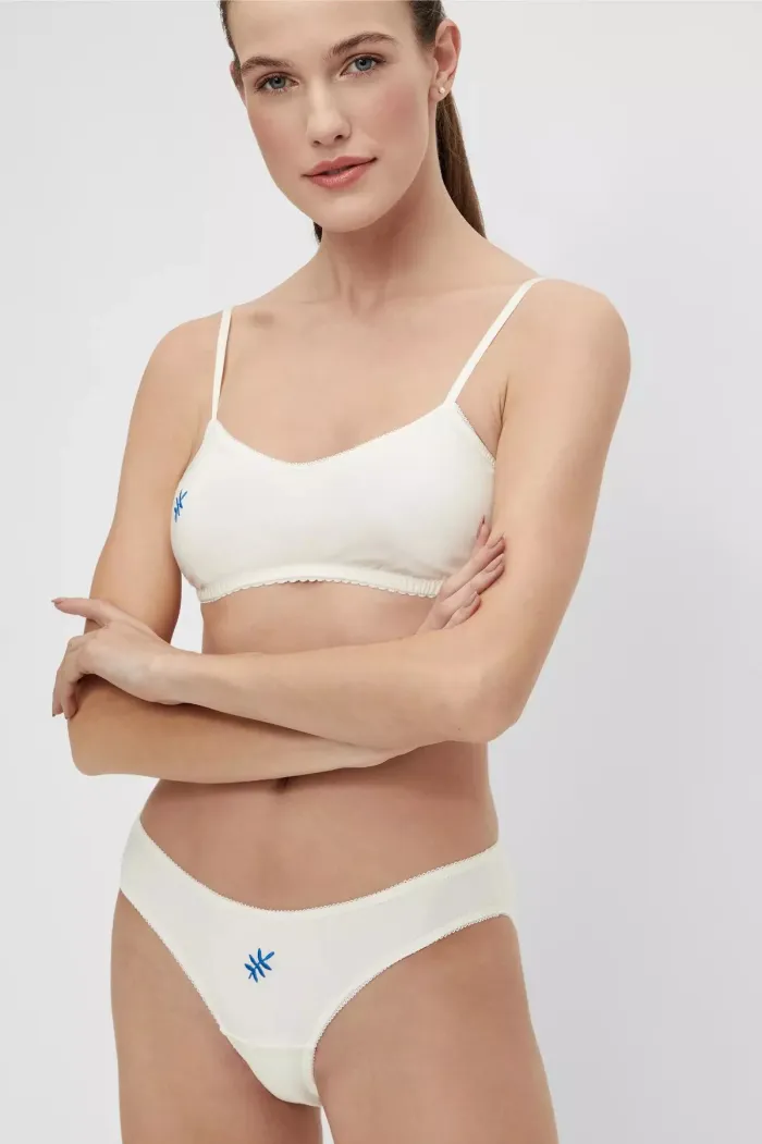 Classic knickers ecru size L