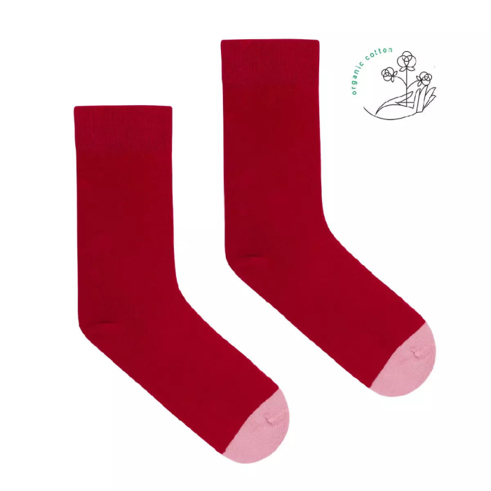 Raspberry socks