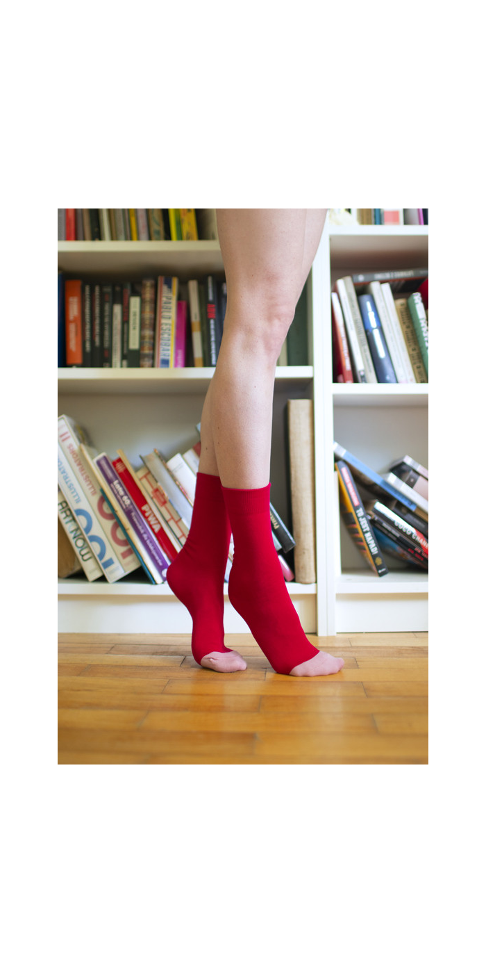 Raspberry socks