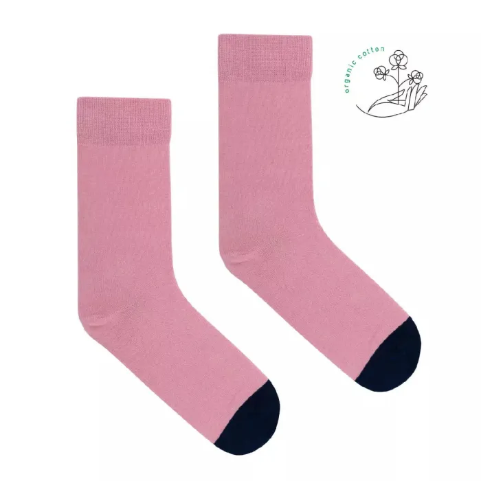 Powder pink socks