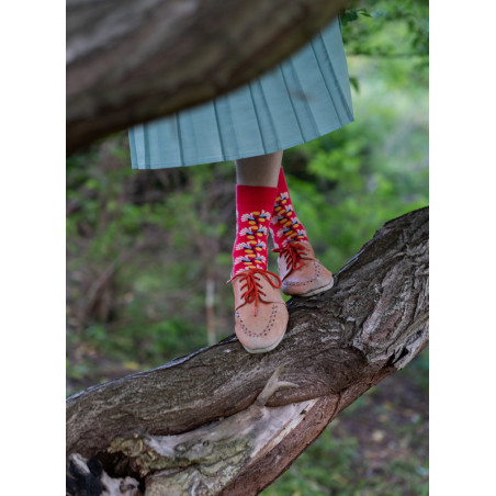 Socks Geometric Flowers