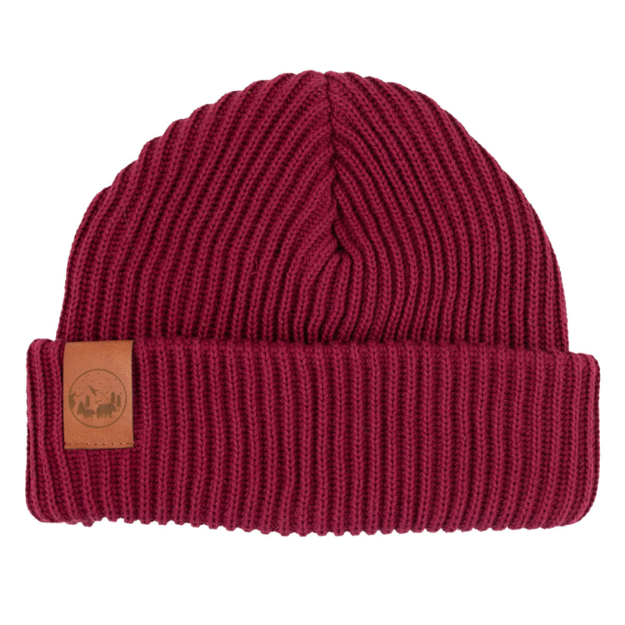 Kids warm beanie carmine