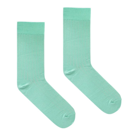 Classic field mint suit socks with pink elastane