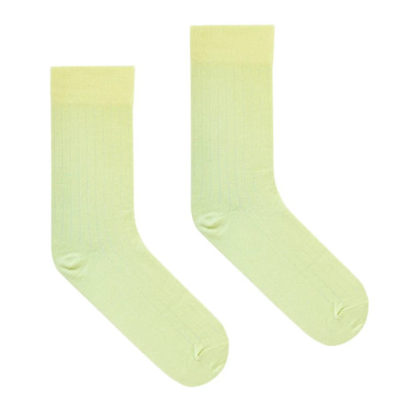 Classic light green suit socks with light blue elastane