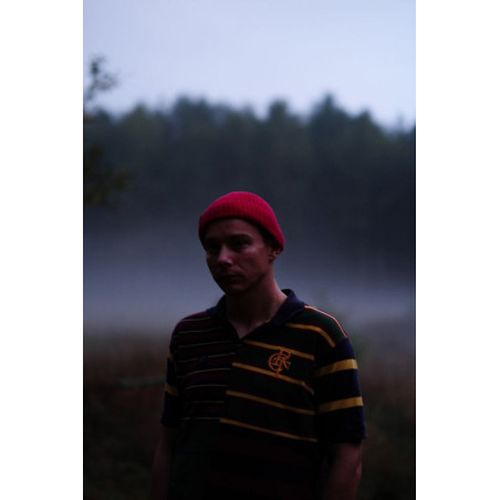 Burglar beanie raspberry red