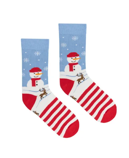 Socks Winter Snowman