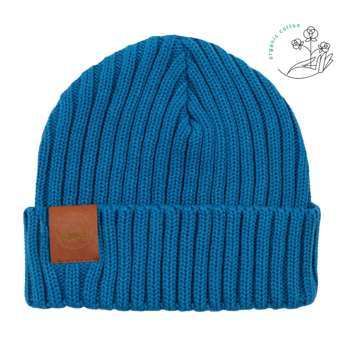 Sapphire organic cotton alkatraz beanie