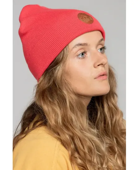 Red tulip organic cotton classic beanie