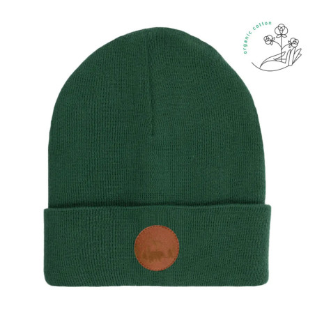 Czapka beanie z bawełny organicznej szałwiowa