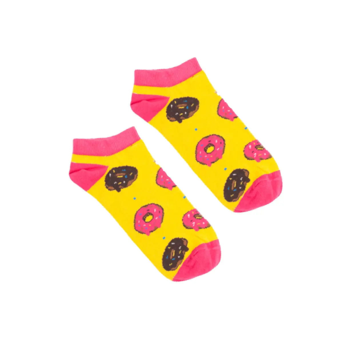Ankle socks Yellow Donuts