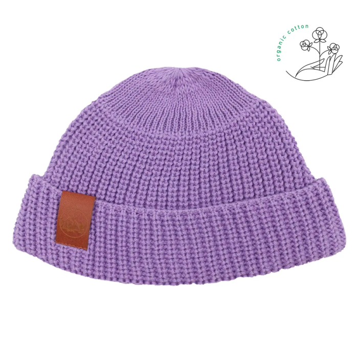 Liliac organic cotton burglar beanie