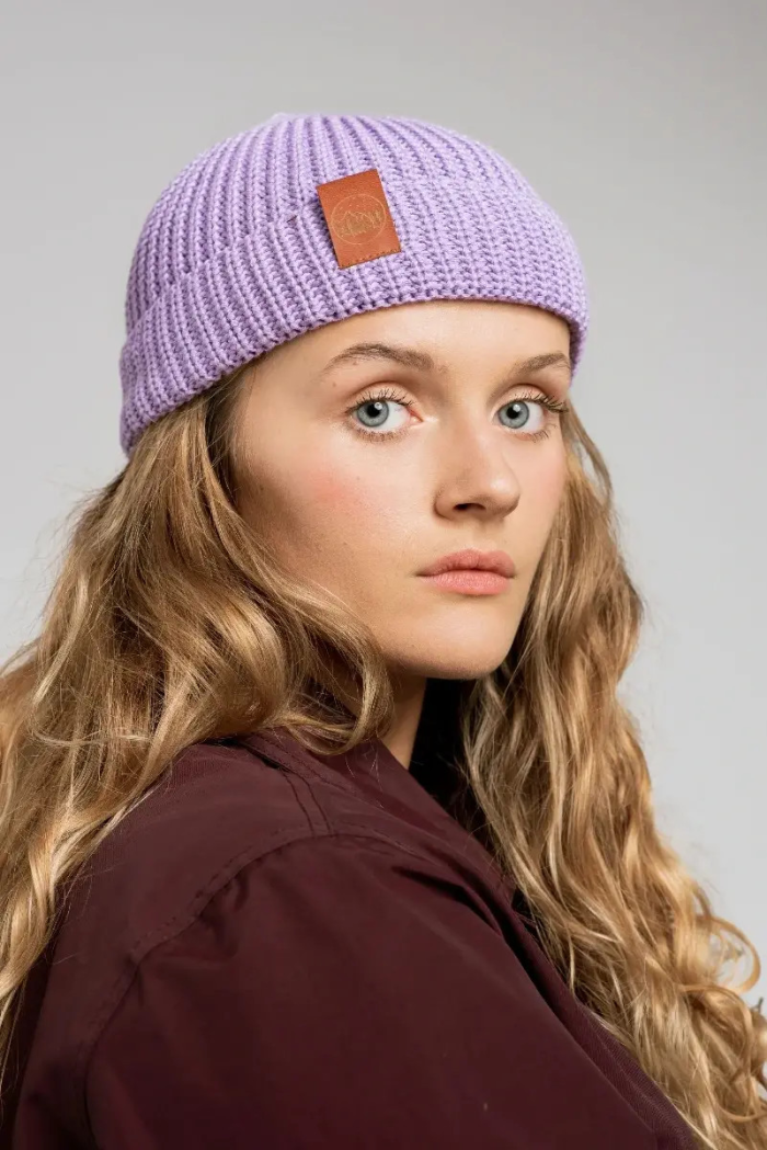 Liliac organic cotton burglar beanie