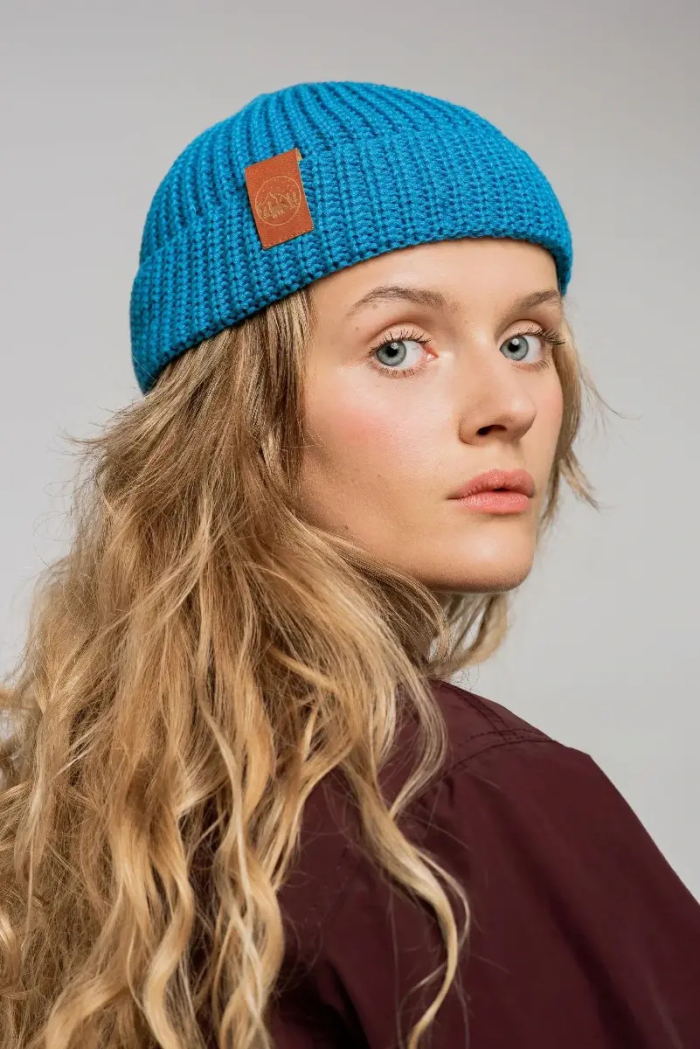 Sapphire organic cotton burglar beanie