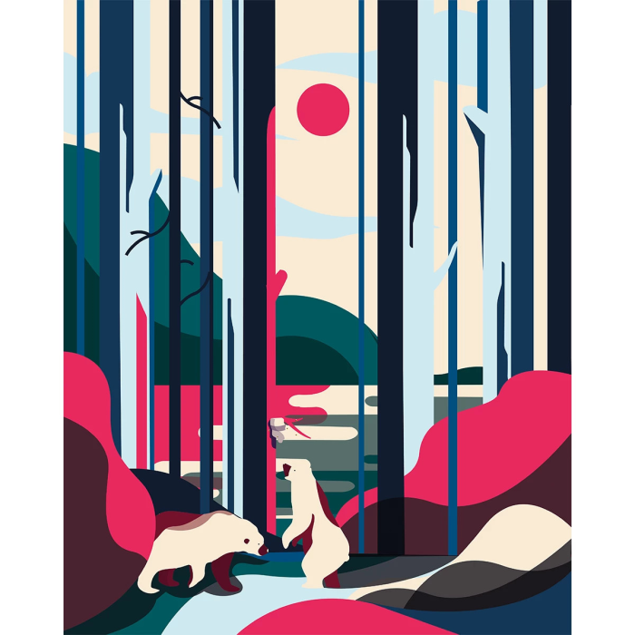 Kaśka - poster Bears | Crush corn paper