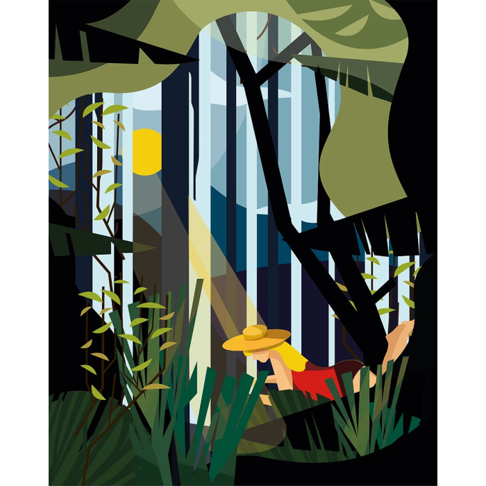 Kaśka - poster In the forest | Crush corn paper