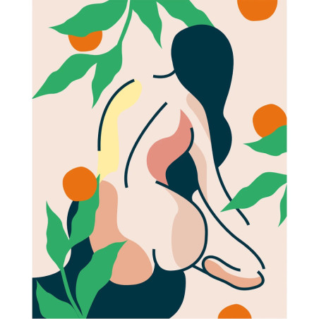 Kaśka - plakat W ogrodzie | papier Crush Corn