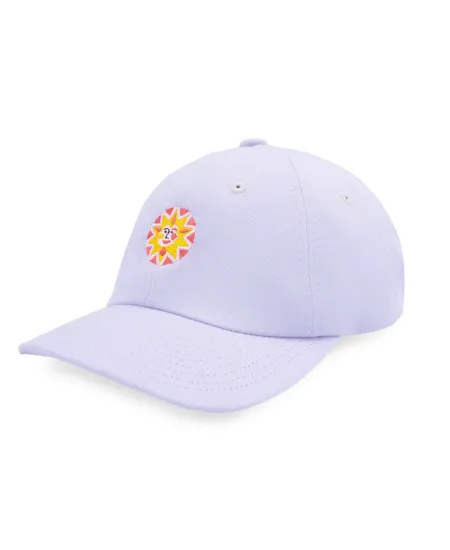Cotton baseball cap Sun lilac