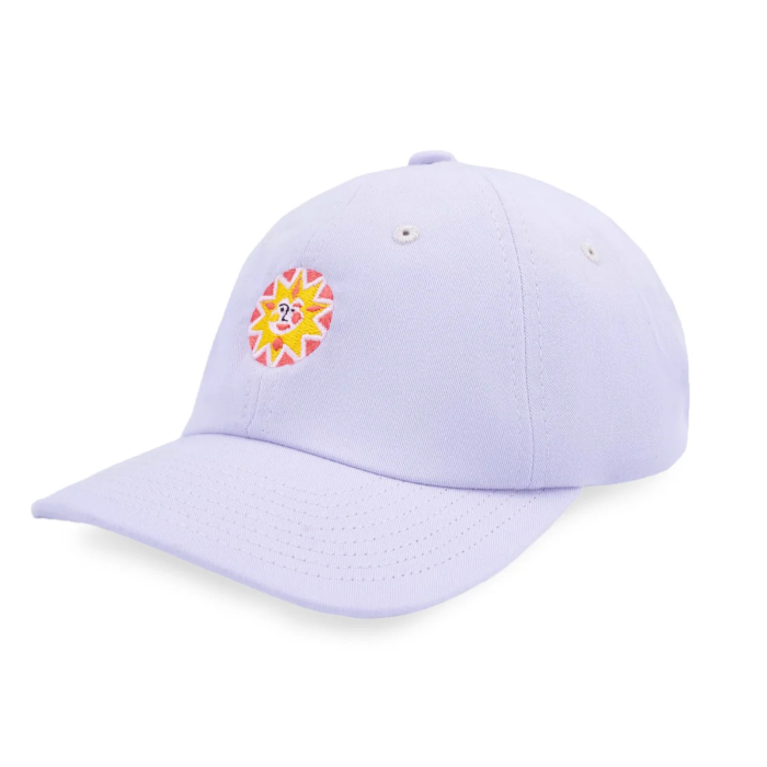 Low profile baseball cap Sun lilac