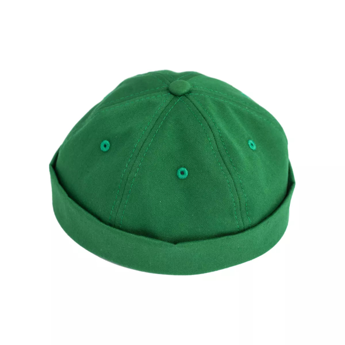 Docker cap grassy green