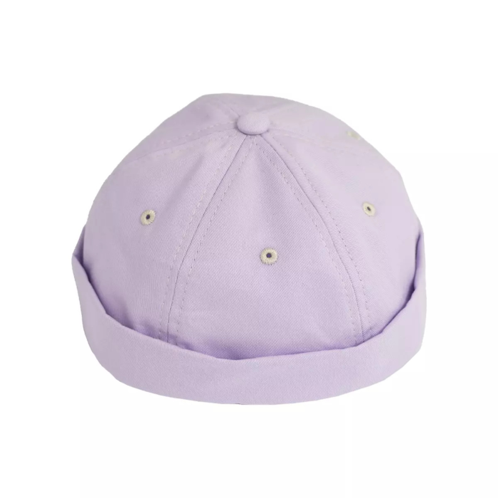 Czapka dokerka liliowa