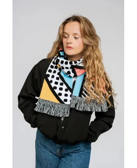 Organic cotton scarf Memphis 2