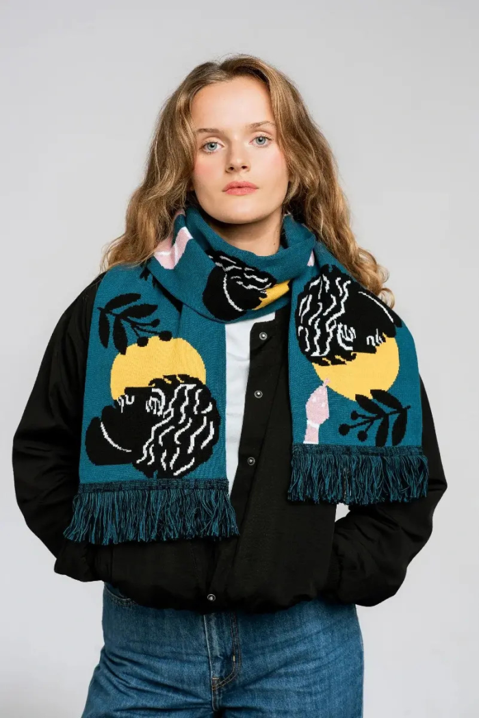 Organic cotton scarf Tempting Jacob