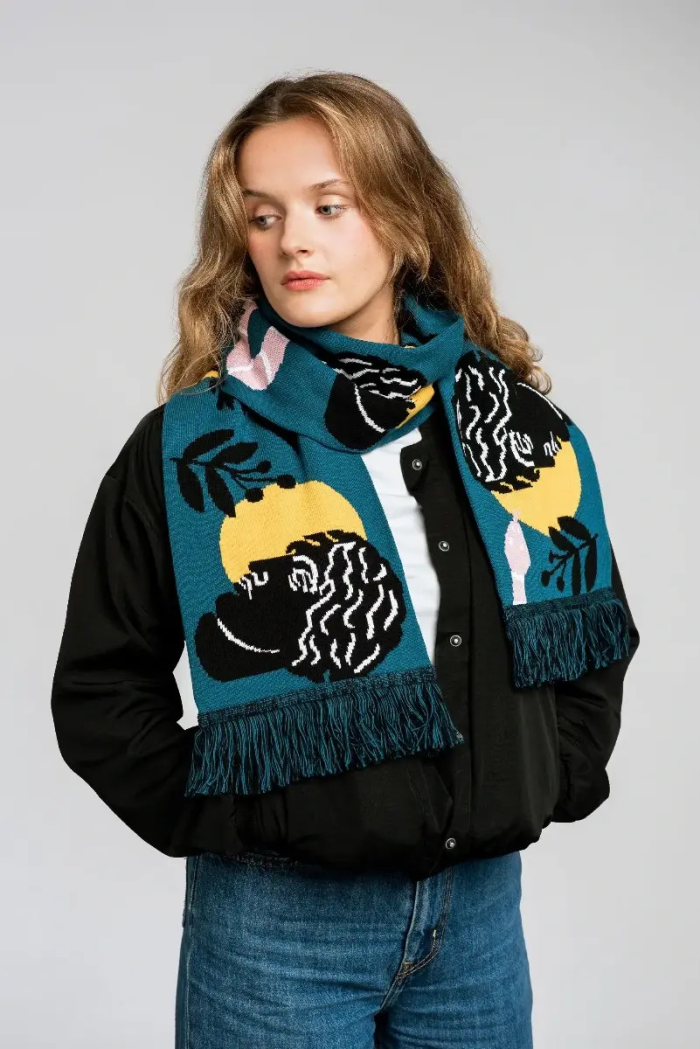 Organic cotton scarf Tempting Jacob