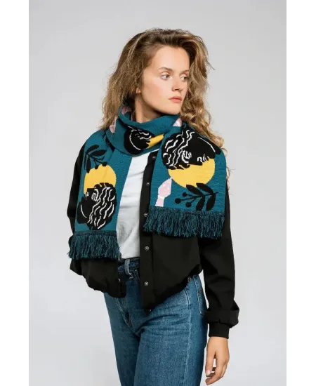 Organic cotton scarf Tempting Jacob