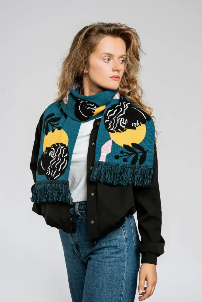 Organic cotton scarf Tempting Jacob