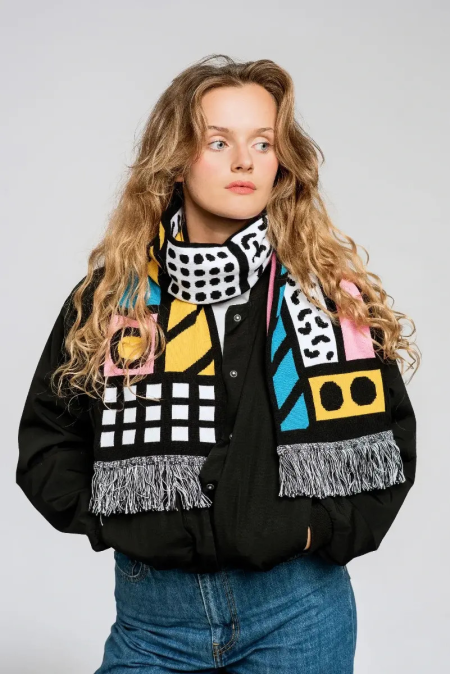 Organic cotton scarf Memphis
