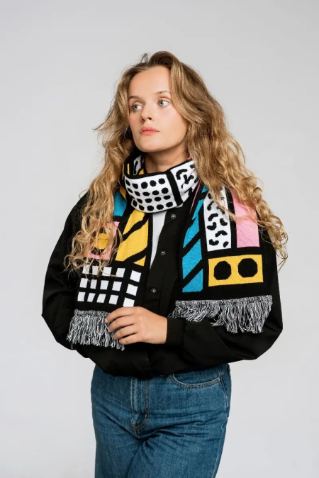 Organic cotton scarf Memphis