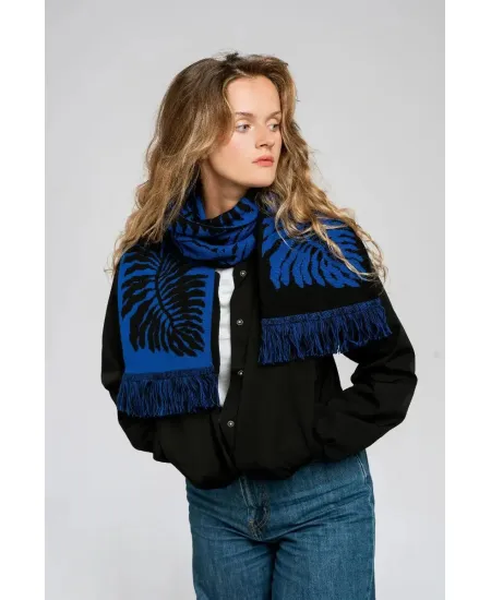 Organic cotton scarf Fern