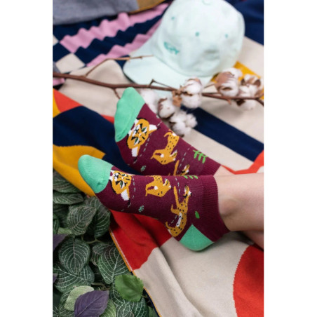 Organic cotton ankle socks Lynxes
