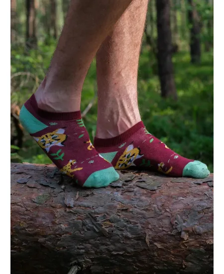 Organic cotton ankle socks Lynxes