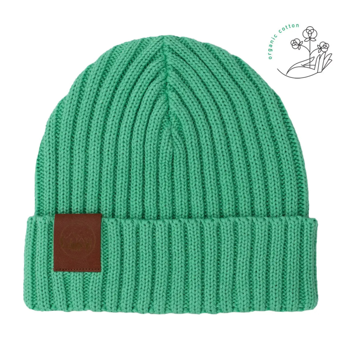 Light mint organic cotton alkatraz beanie