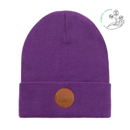 Lavender organic cotton classic beanie