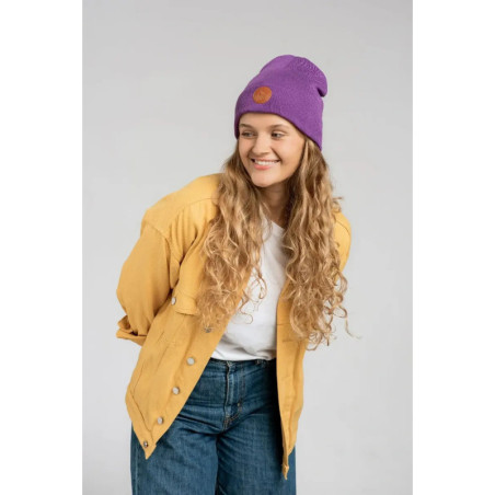 Lavender organic cotton classic beanie