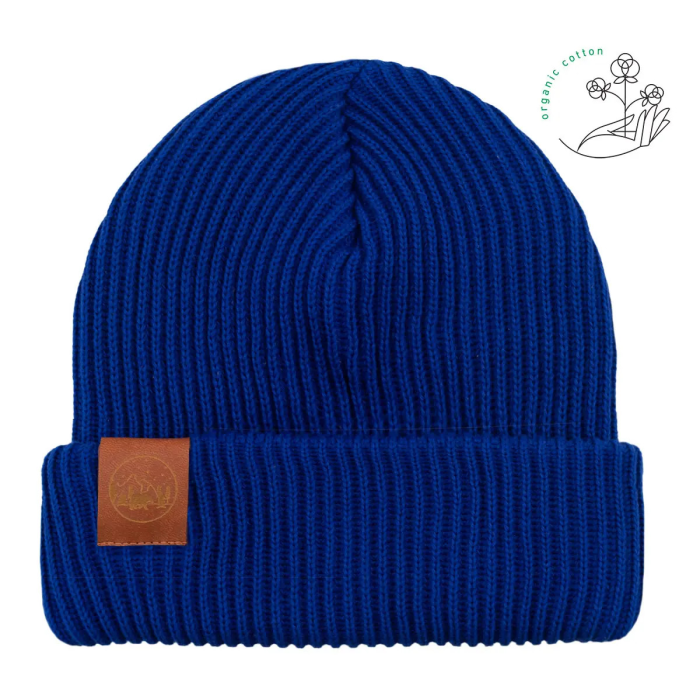 Cornflower organic cotton winter beanie