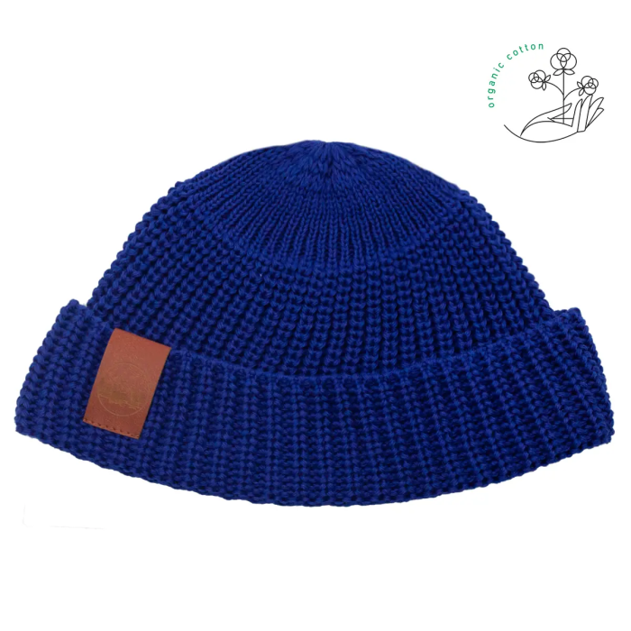 Cornflower organic cotton burglar beanie