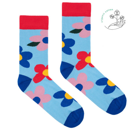 Organic cotton socks Flowers
