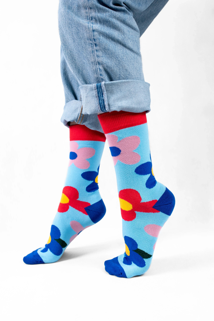 Organic cotton socks Flowers