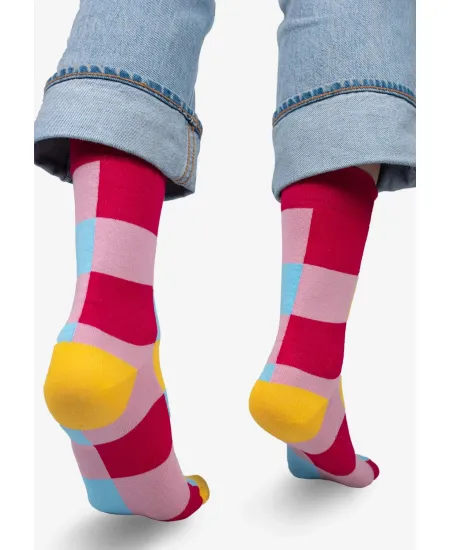 Pastel checker socks