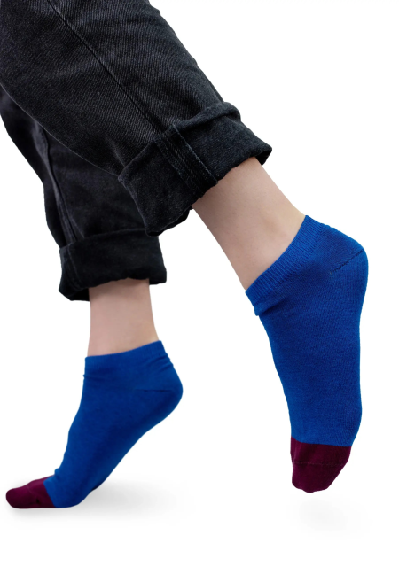 Cornflower ankle socks