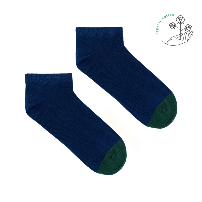 Navy blue ankle socks
