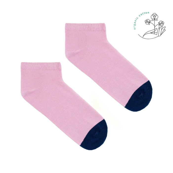 Powder pink ankle socks