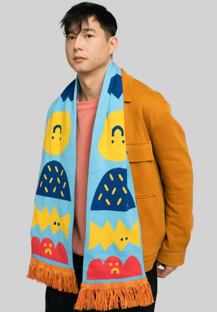 Organic cotton scarf Moodies