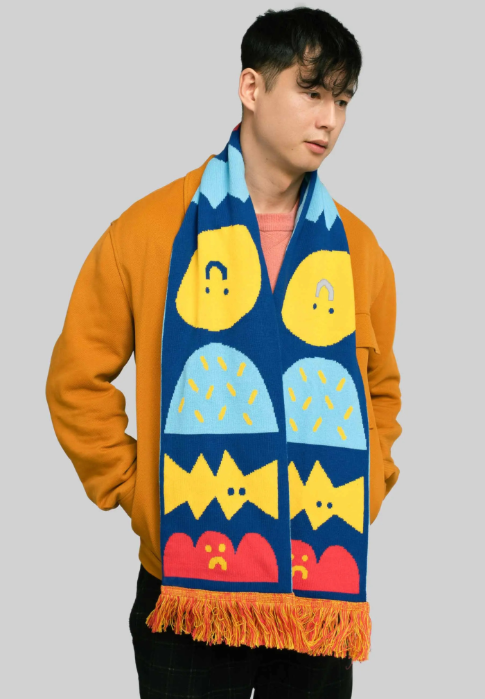 Organic cotton scarf Moodies