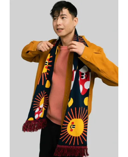 Organic cotton scarf Friendship